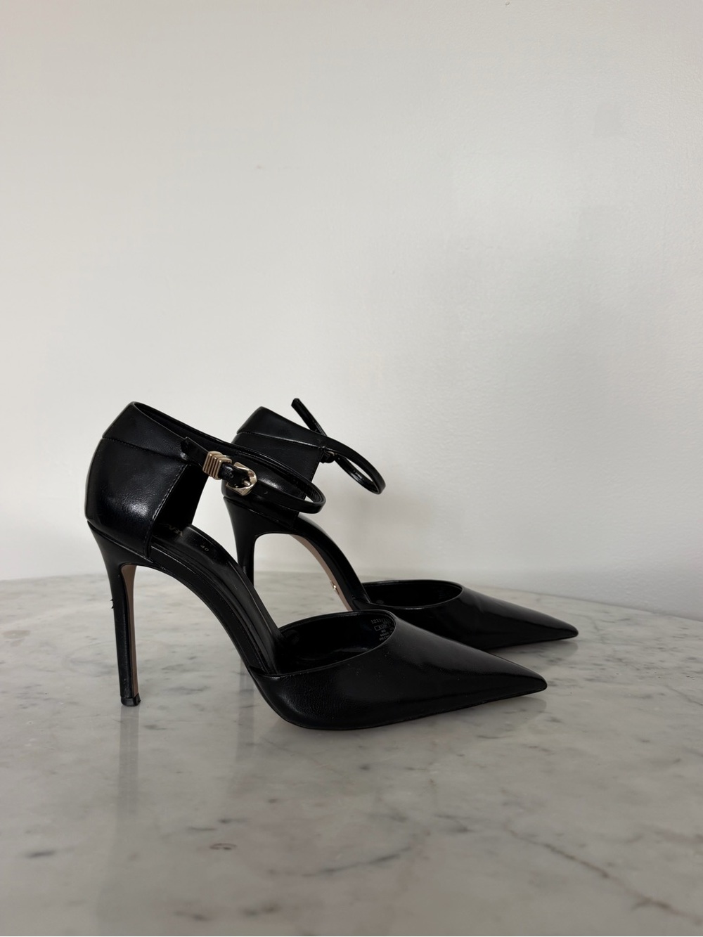 Zara Strap Black Heel
